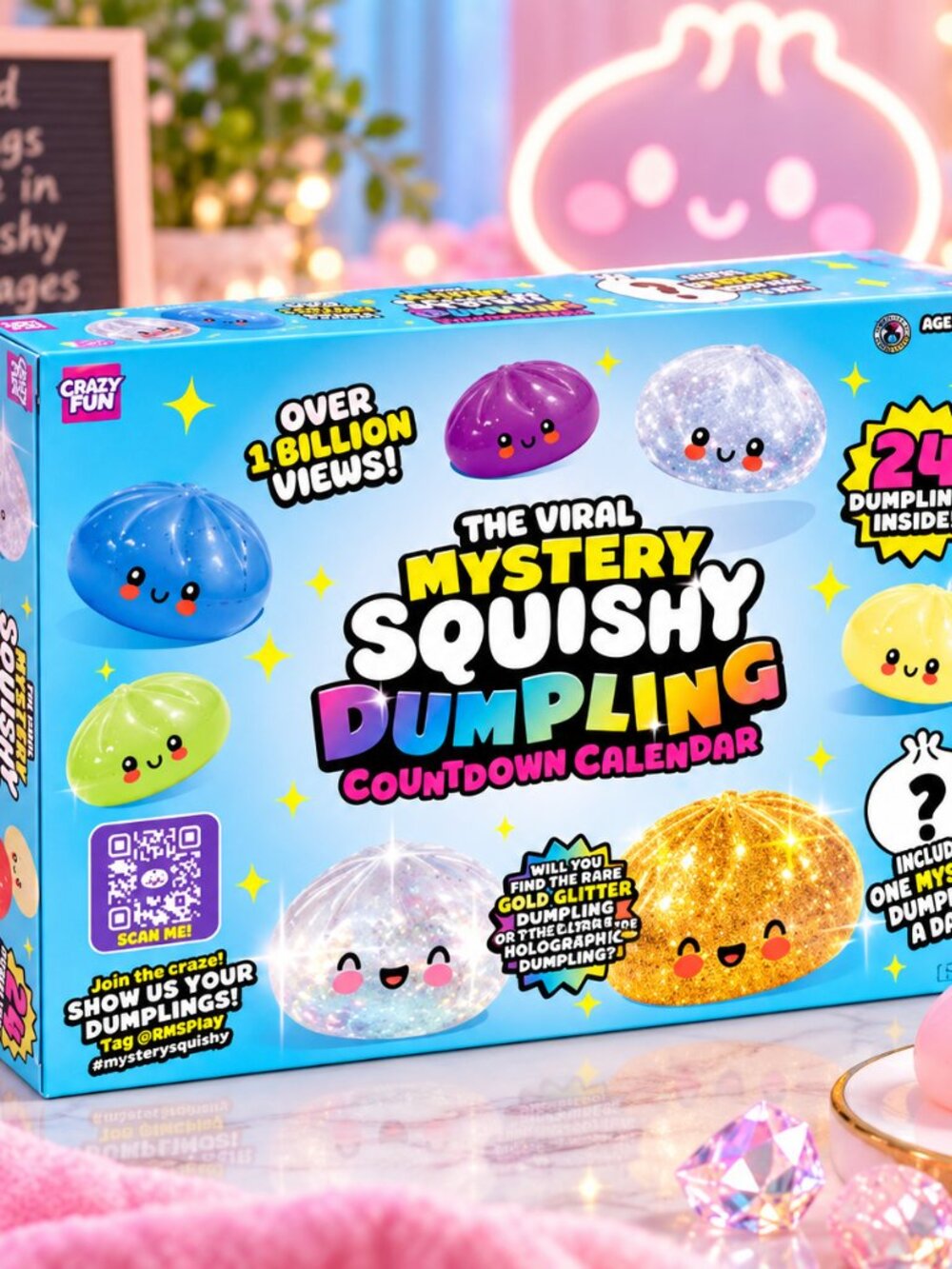 RMS Mystery Dumpling Bao Bun 24 Day Countdown Calendar Authentic NEW SEALED